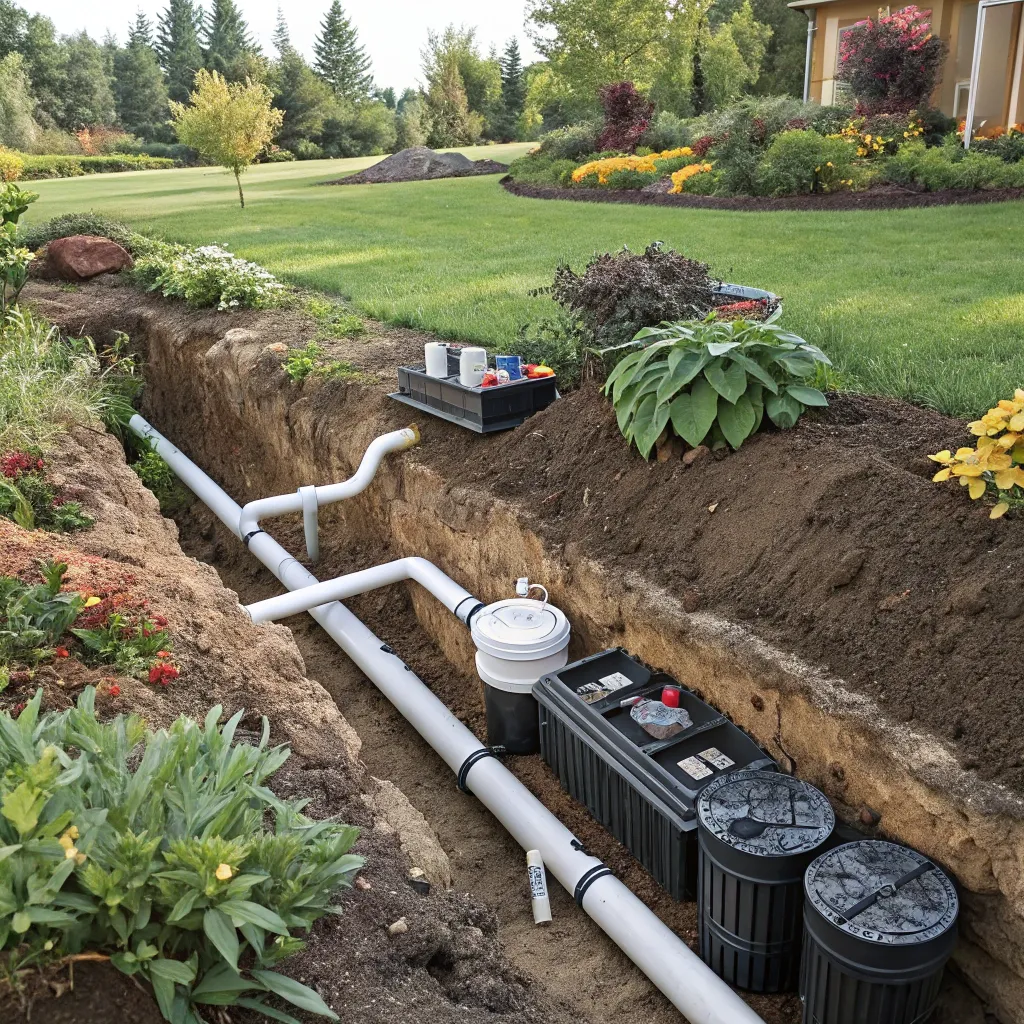 A well-installed garden drainage system